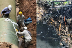 Vụ nước sạch sông Đà bị nhiễm dầu: Khó xử lý trách nhiệm của Viwasupco?