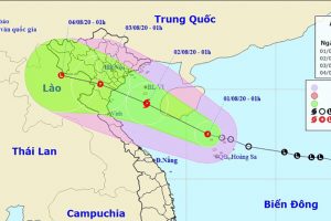 Khả năng xuất hiện bão sau ít giờ tới, hướng vào đất liền Việt Nam