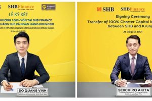 SHB sẽ chuyển nhượng 100% vốn tại SHB Finance cho Krungsri – thành viên chiến lược thuộc Tập đoàn MUFG – Nhật Bản