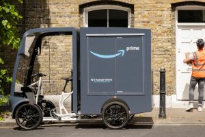 Amazon ra mắt xe đạp điện giao hàng tại Anh Quốc