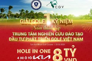 Khởi tranh giải golf ‘Kỷ niệm một năm thành lập Trung tâm Nghiên cứu đào tạo, đầu tư phát triển golf Việt Nam’