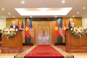 Việt Nam-Hoa Kỳ thông qua Tuyên bố chung, nâng tầm quan hệ hai nước