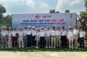 Đang diễn ra giải golf chào mừng nâng cấp quan hệ đối tác chiến lược toàn diện Việt – Mỹ do Tạp chí Việt Mỹ tổ chức