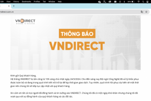 VNDirect (VND) bị tấn công, nhà đầu tư chứng khoán “ngỡ ngàng” vì có khả năng phải “đứng ngoài cuộc chơi”