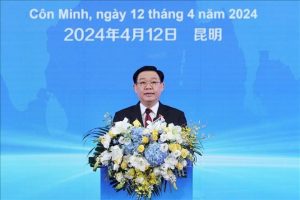 Chủ tịch Quốc hội dự Diễn đàn Chính sách pháp luật thúc đẩy hợp tác đầu tư, thương mại Việt – Trung