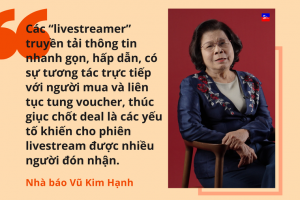 Tinh hoa Việt phủ sóng livestream Shopee, một thương hiệu ghi nhận doanh số tăng 30 lần